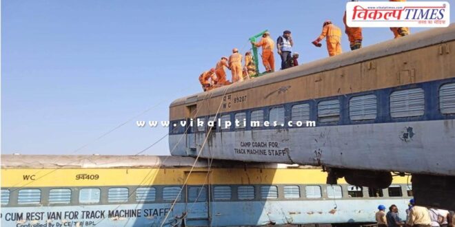 Train collision mock drill at Bundi station kota
