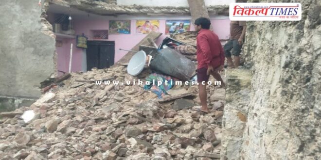 concrete house collapse in malarna dungar sawai madhopur