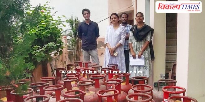 domestic gas cylinders and refilling machines sawai madhopur news 21 sept 24