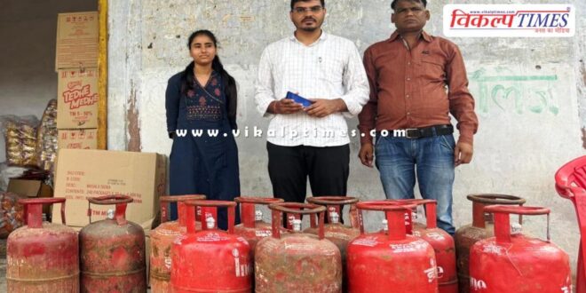 gas cylinders storage gangapur city Sawai madhopur news 22 sept 24
