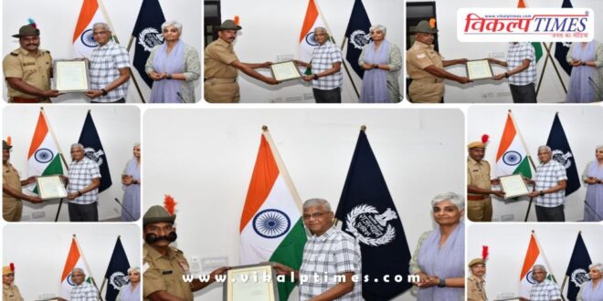 45 policemen honored in jaipur rajasthan