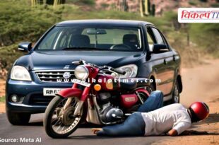 Bike car accident bonli police news 18 oct 24