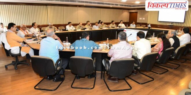 Chief Minister Bhajanlal Sharma took review meeting of Home Department in jaipur