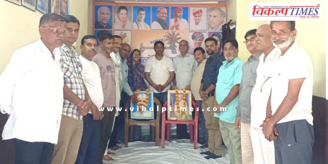 Congress celebrated Mahatma Gandhi Jayanti in sawai madhopur