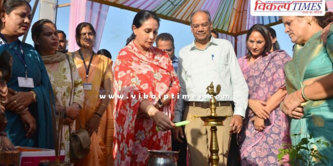 Deputy CM Diya Kumari inaugurated State level Amrita Haat in jaipur