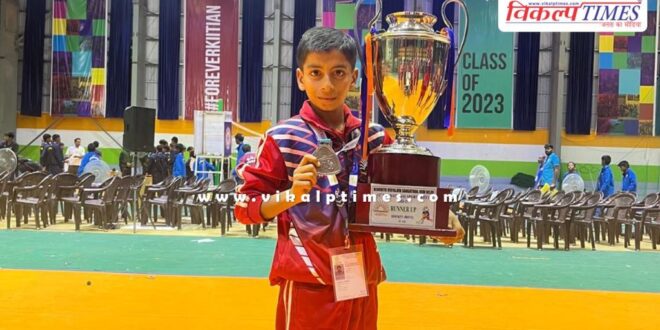 Vaibhav Marmat resident of Dubbi Banas Sawai madhopur brought fame to the area