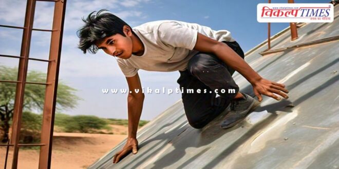 Young man on water tank police sawai madhopur news 29 oct 24
