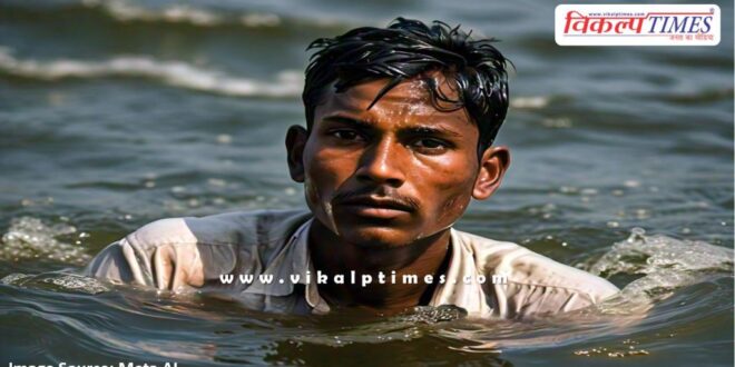 Youth Chambal river khandar sawai madhopur news 10 oct 2024