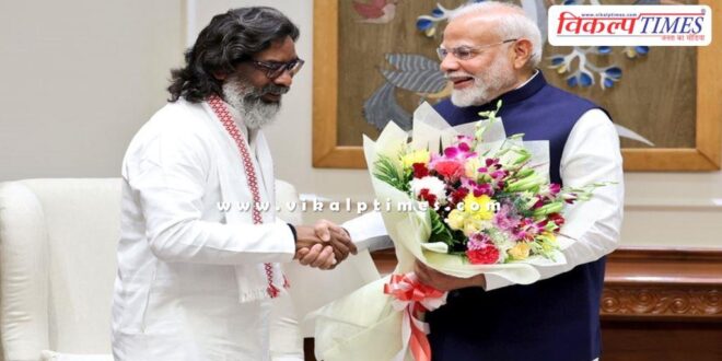 Hemant Soren met PM Modi and Home Minister Amit Shah