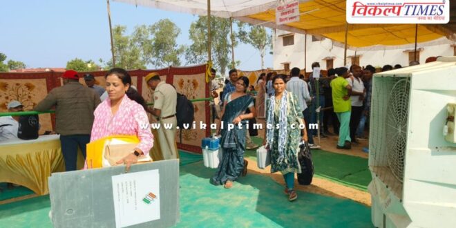 Polling parties left after final training in dungarpur