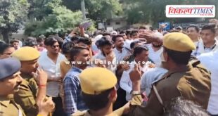 Rally taken out in support of Naresh Meena Deoli Uniara