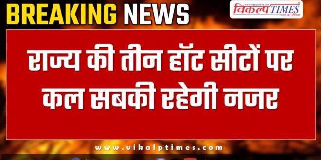 Results of assembly by-elections on 7 seats of Rajasthan will come tomorrow