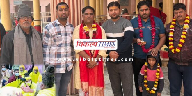 Manoj Parashar met spiritual saint Premanand Maharaj in Mathura