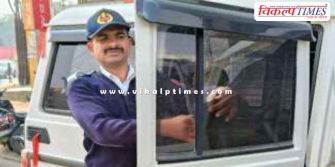 Traffic Police Sawai Madhopur action on vehicle