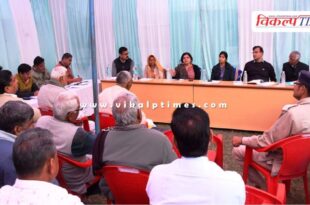 A meeting was organized regarding Chauth Mata Fair in Sawai Madhopur.