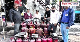 Big action by logistics department on domestic gas cylinders in jaipur