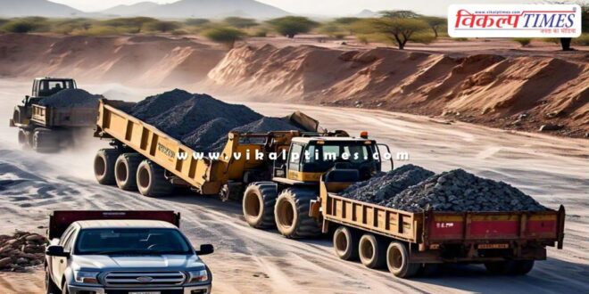Bonli police big action on gravel mining in sawai madhopur