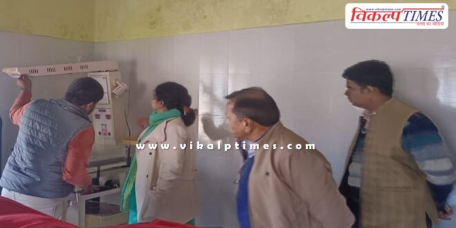 Collector IAS Shubham Chaudhary conducted inspection of CHC Soorwal Sawai Madhopur