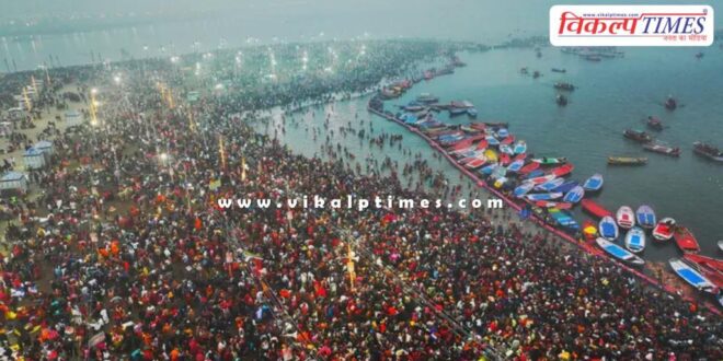 Nearly 50 lakh devotees took a dip in the Kumbh which started from today.