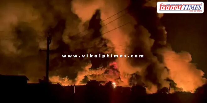 steel plant fire in surat gujarat