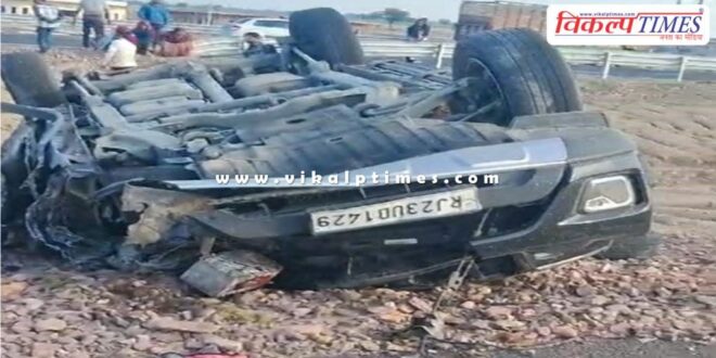 Accident in Delhi Mumbai Express way Simliya Kota