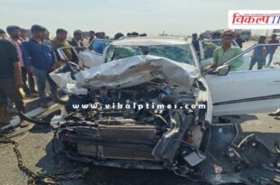 Accident on Delhi-Mumbai Expressway bonli sawai madhopur