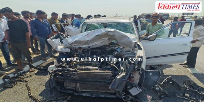 Accident on Delhi-Mumbai Expressway bonli sawai madhopur