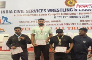 Anil Kumar won gold medal in All India Civil Services Tournament