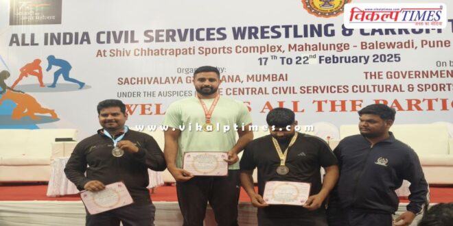 Anil Kumar won gold medal in All India Civil Services Tournament