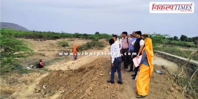 Chief Executive Officer IAS Budania inspected Narega Works In sawai madhopur