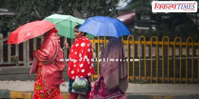 Light rain in Delhi