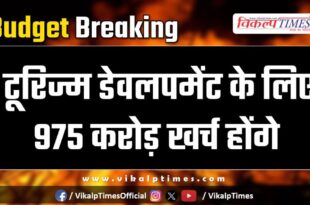 Rajasthan Budget 975 crores will be spent for tourism development
