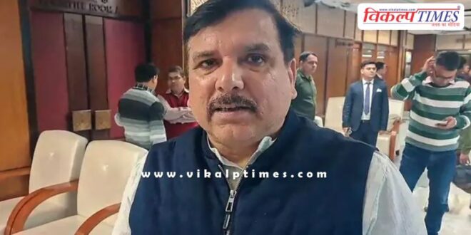 Sanjay Singh statement on BJP of offering money to AAP leaders