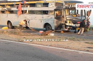 Sleeper bus accident in kota