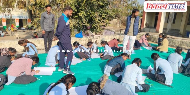 Standard poster competition organized in sawai madhopur