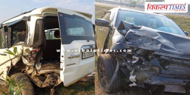 Accident on Delhi Mumbai Expressway Reni Alwar