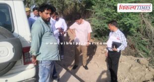 CEO Gaurav Budania did a surprise inspection of many development works in chauth ka barwara