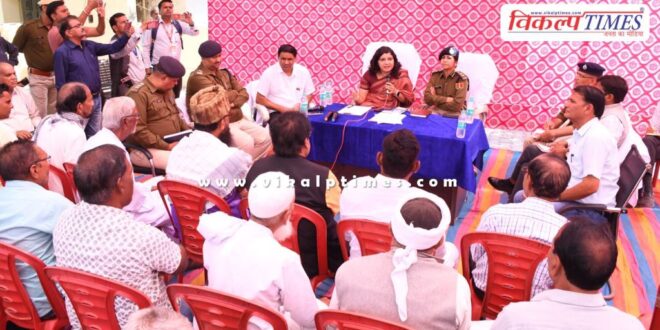 Celebrate the upcoming festivals with mutual brotherhood Sawai Madhopur Collector Shubham Choudhary