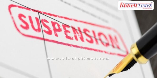 Maharaja Surajmal Brij University Bharatpur Vice Chancellor suspended