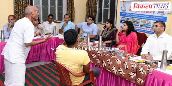 Sawai Madhopur Collector listened to the problems of the villagers