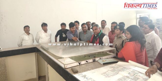 The minister in charge inspection of medical college Sawai Madhopur