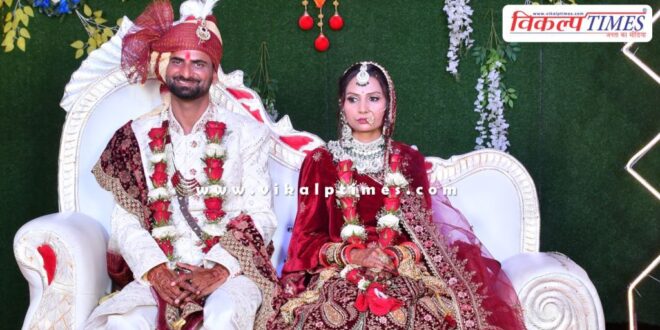 The vice principal got married for one rupee and a coconut in sawai madhopur