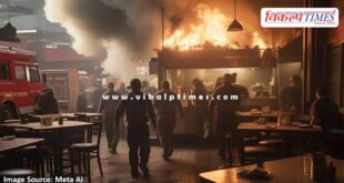 fire in restaurant kota Rajasthan