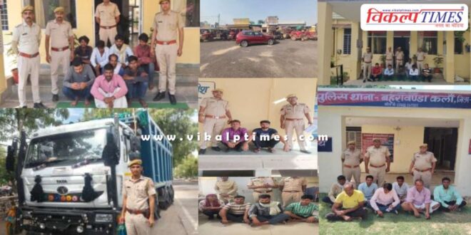 Area domination campaign by Sawai Madhopur Police
