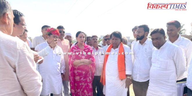 Deputy CM Diya Kumari expressed displeasure over poor quality work in gangapur city