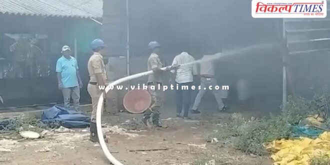 Fire breaks out in a firecracker factory Anakapalle Andhra Pradesh