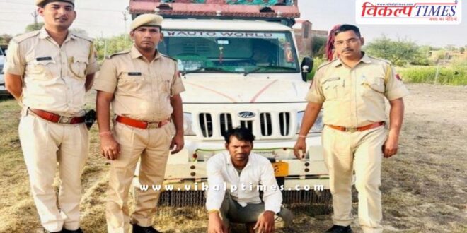 Gravel mining Batoda Police sawai madhopur news 13 April 25