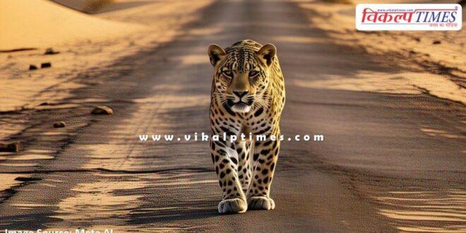 Leopard movement in nanta area of kota