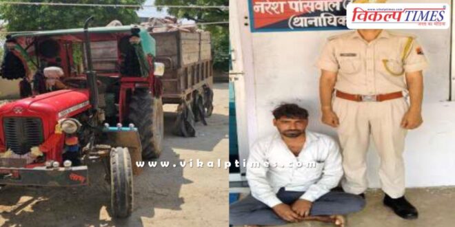 Stone Mining Mitrpura police sawai madhopur news 16 April 25