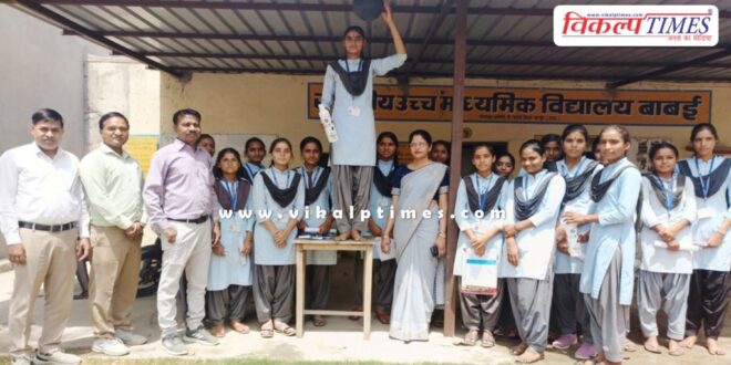 Students tied water pot for birds in indargarh bundi